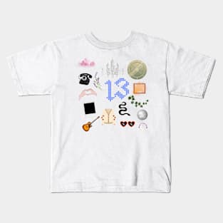 Mini decal collage Kids T-Shirt